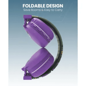 Moxedo Junior Wireless On-Ear Headphones for Kids - Purple (Junior Koda)