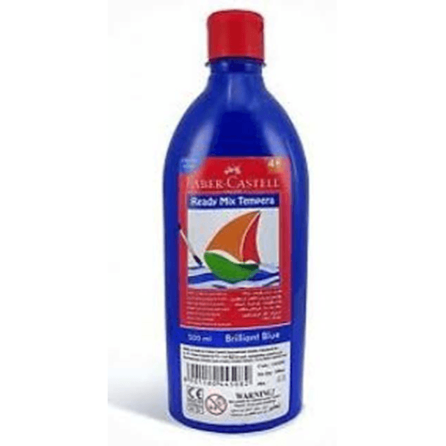 Faber-Castell Ready Mix Tempera Brilliant Blue 500 ml