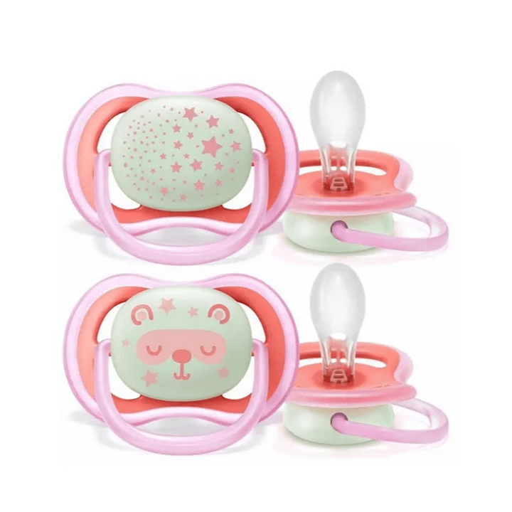 Philips Avent Ultra Air Night Soother 6-18M PINK