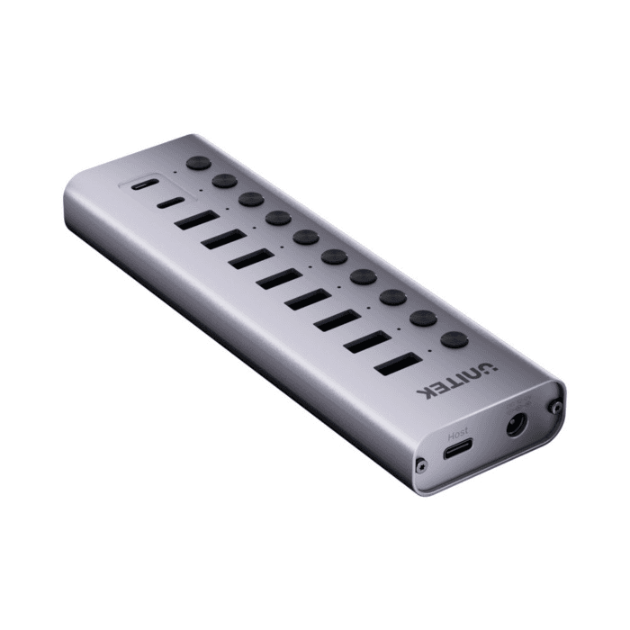 Unitek H1315b001-uk 10.1 Usb-c Hub With Power Switch