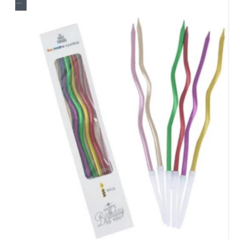 Party candle 12 pcs Assorted Colour 