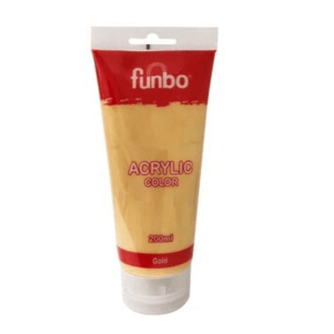 Funbo Acrylic Color Gold 200 Ml