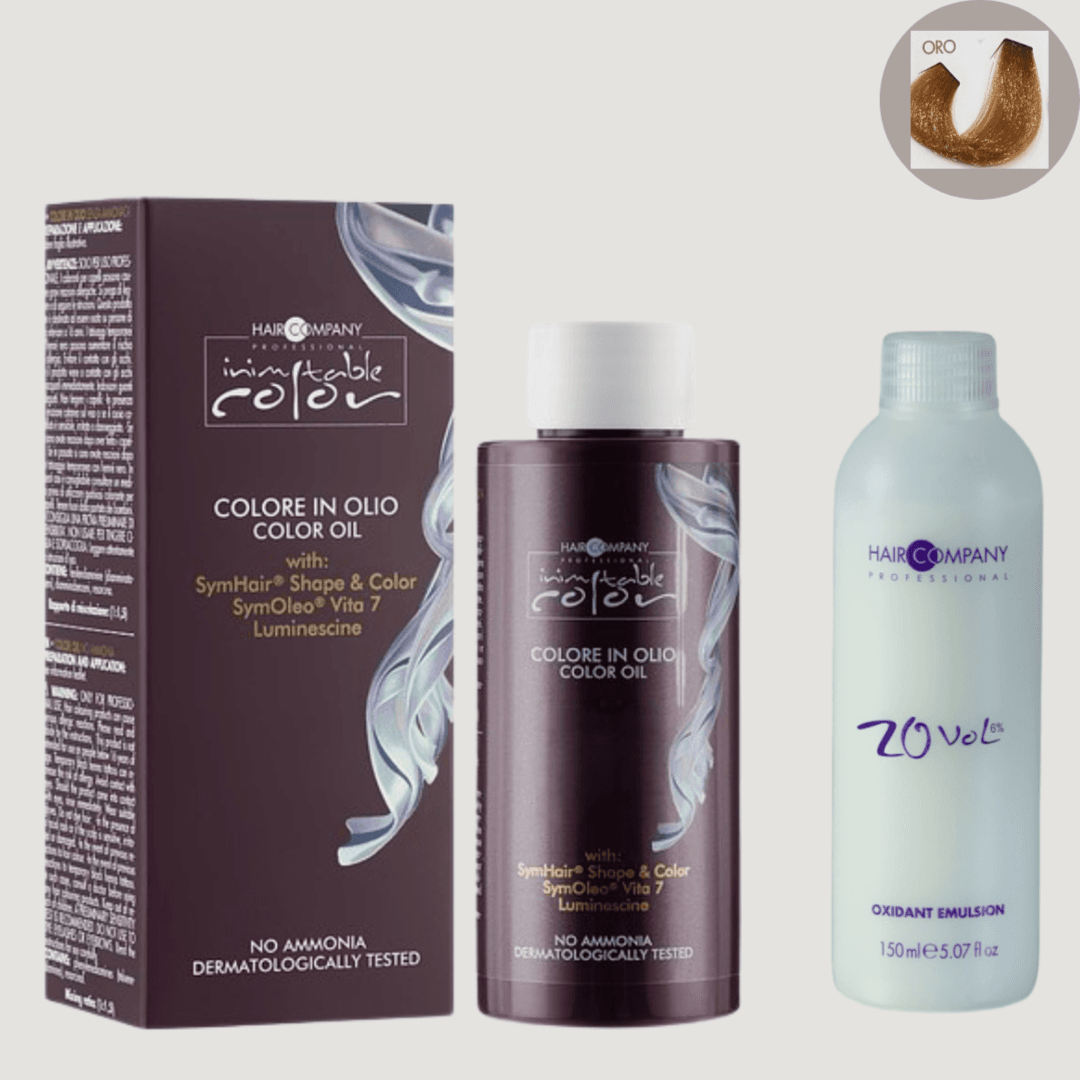 زيت تلوين الشعر Inimitable Color Oil Oro 100ml LB13154 + 20 Vol. (6%) مستحلب مؤكسد