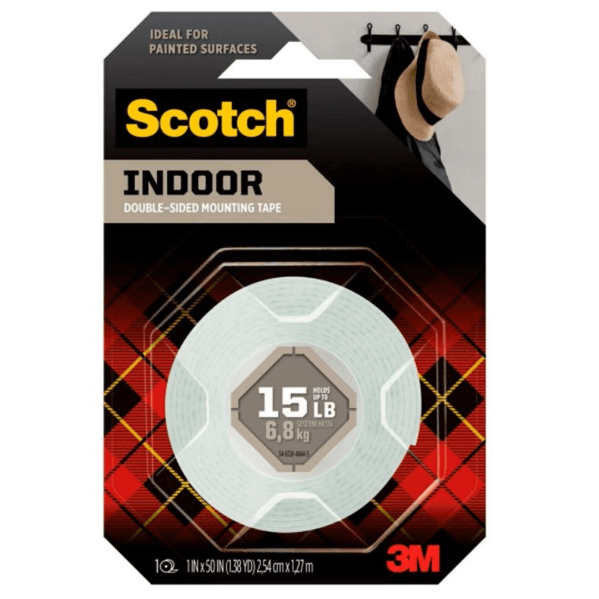 Scotch Indoor  Double sided mounting tape 3M 15 ib 6,8 kg