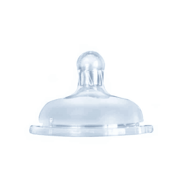 Optimal Extra Wide Silicone Nipple 0+, 2 Pieces