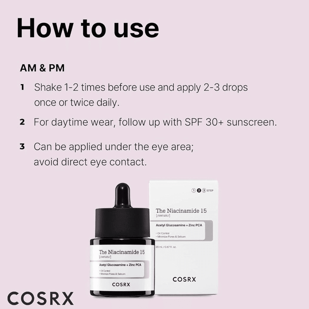 Cosrx The Niacinamide 15 Serum – 20ML