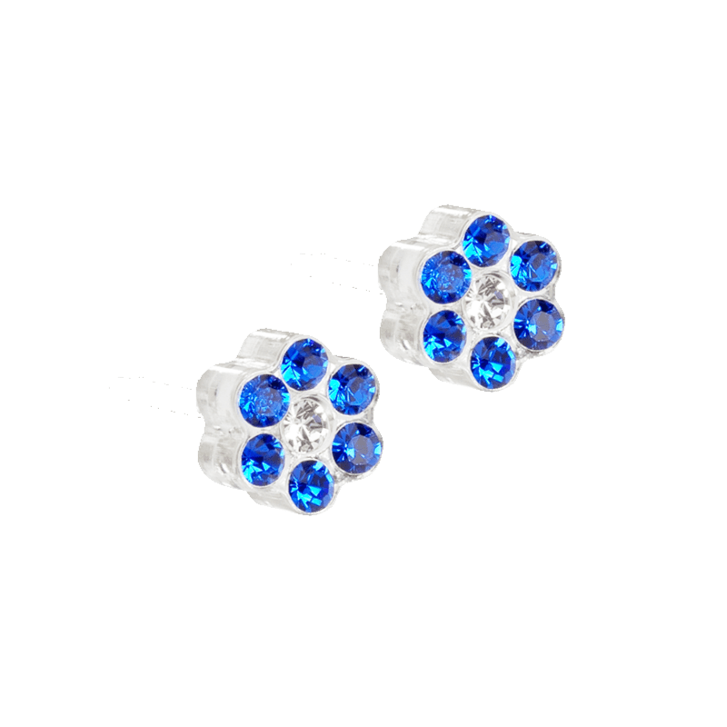 Blomdahl Earring Plastic Daisy 5mm Sapphire Type B