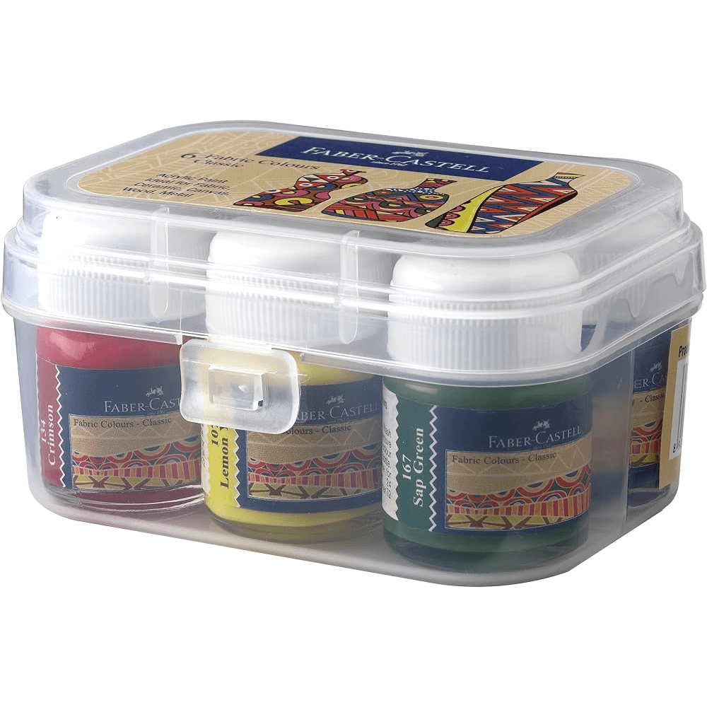 Faber-Castell Fabric  Colours Classic 6x  10 ml
