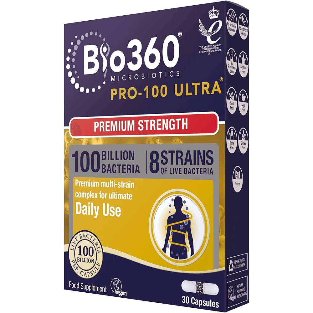 BIO-360 PRO-100 ULTRA(100 BILLION BACTERIA) 30's Cap