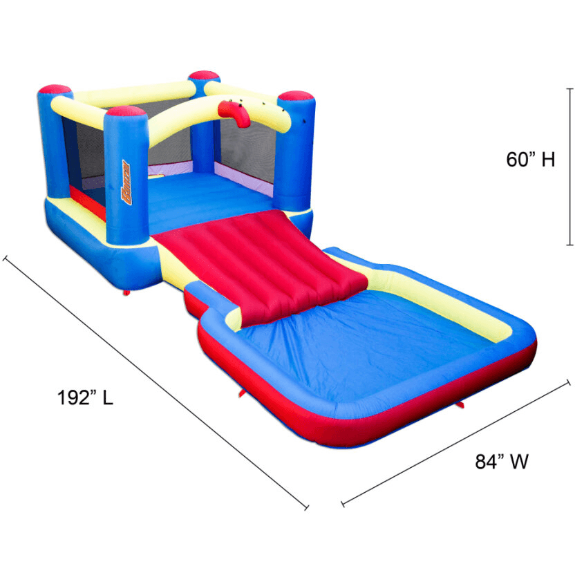 BANZAI - Bounce N Splash Water Park Inflatable Backyard Bouncer