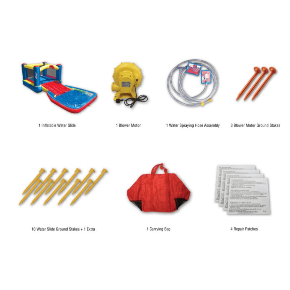 BANZAI - Bounce N Splash Water Park Inflatable Backyard Bouncer