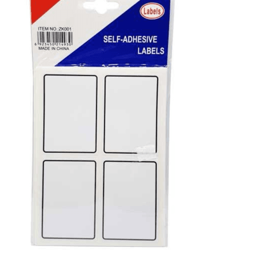 SELF-ADHESIVE LABELS 7.3X5.3CM. 40LABELS