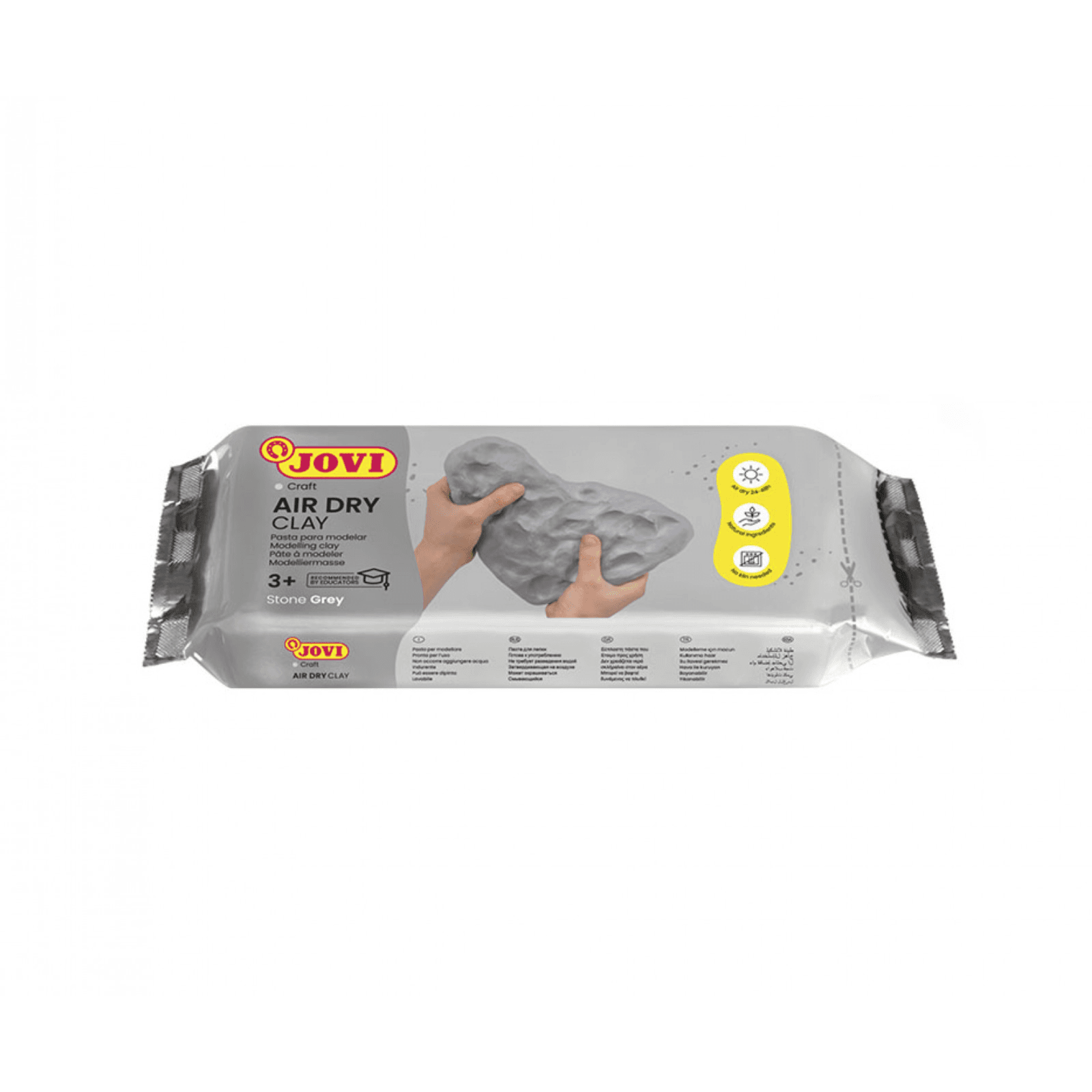 JOVI  Air dry clay stone grey250g