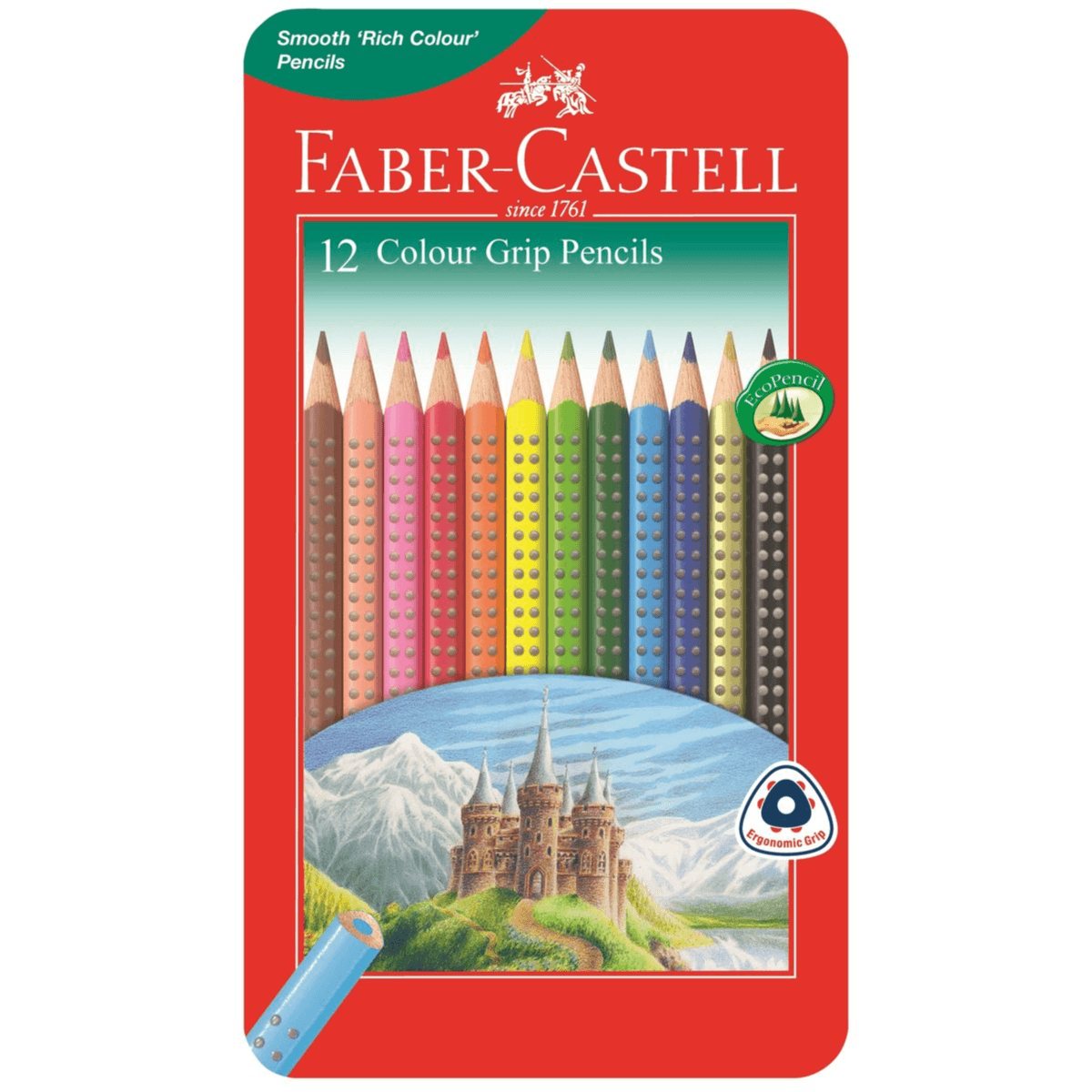 Faber-Castell 12 colour grip pencils