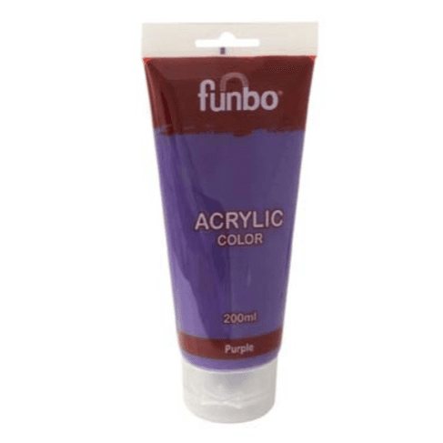 Funbo Acrylic color Purple 200 ml 