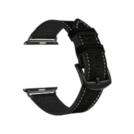 Watch band smart watch leather ( 49/42/45/44/mm- black