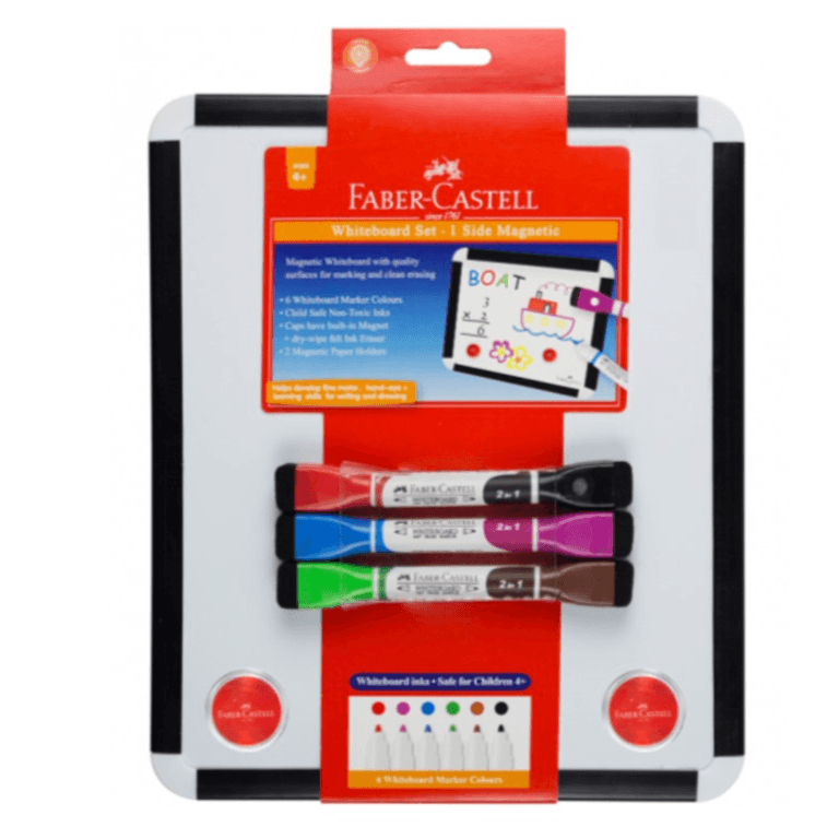 Faber-castell White board set 1 side Magnetic 