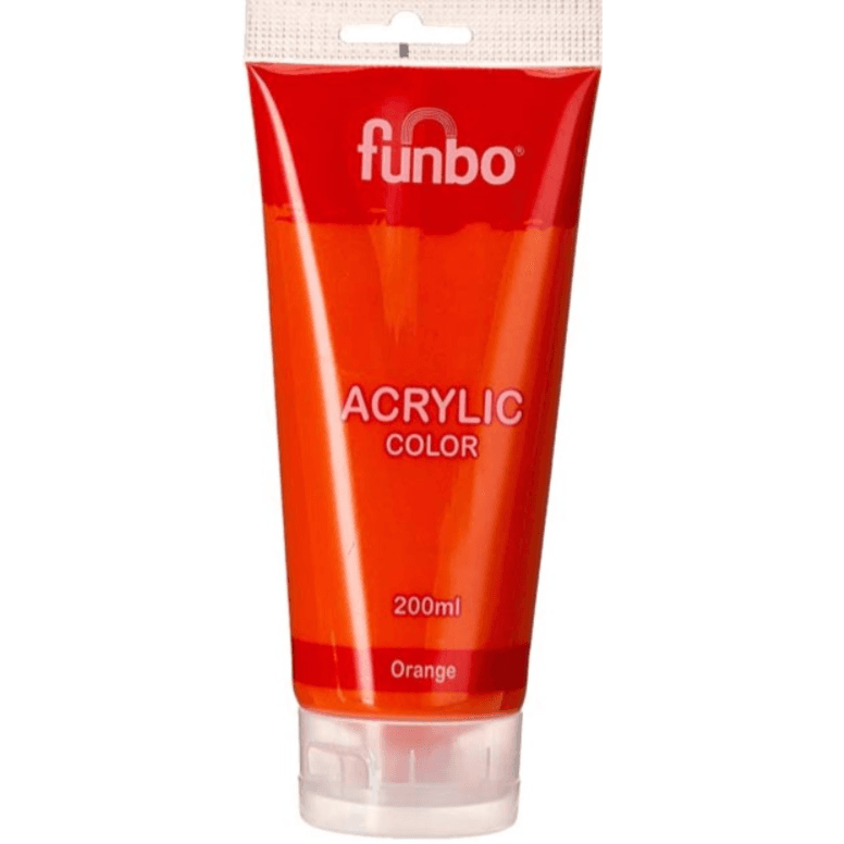 Funbo Acrylic colour 200 ml Orange
