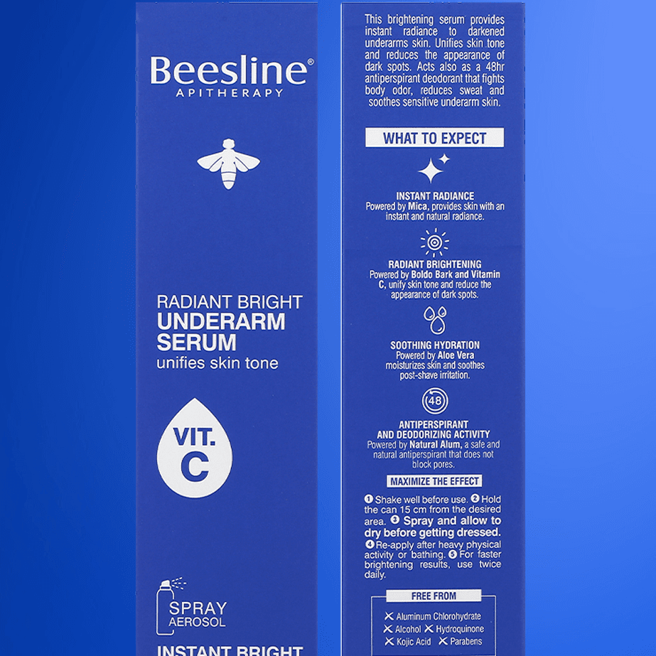 Beesline Radiant Bright Underarm Serum - Instant Bright 150ml