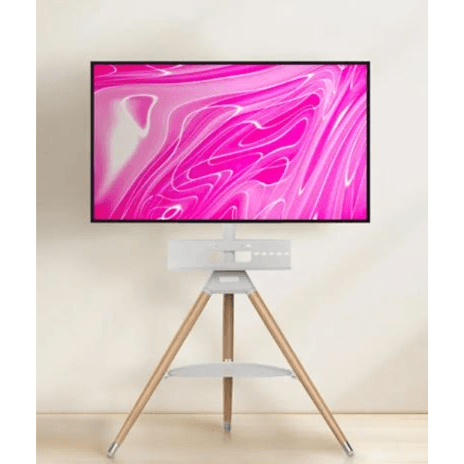 Porodo TV Stand Wooden Tripod