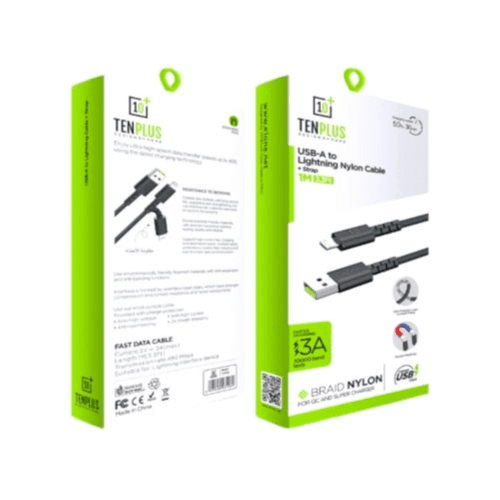TENPLUS - USB-A to Lightning Nylon Cable (T3106)