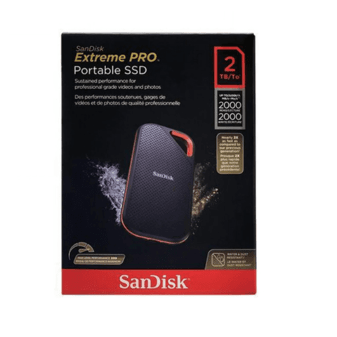 قرص SSD محمول SanDisk Extreme Pro بسعة 2 تيرابايت وسرعة 2000 ميجابايت/ثانية رقم.14797