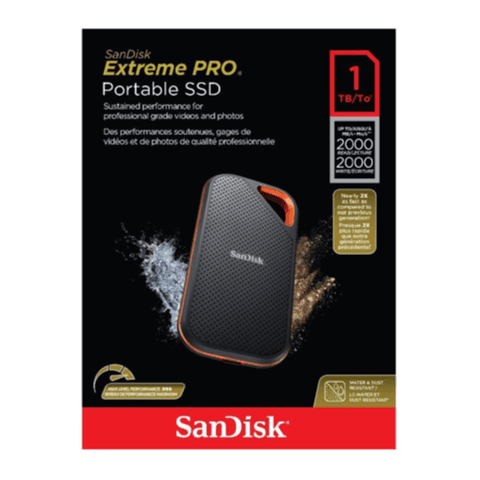 قرص SSD محمول SanDisk Extreme Pro بسعة 1 تيرابايت وسرعة 2000 ميجابايت/ثانية رقم.14796
