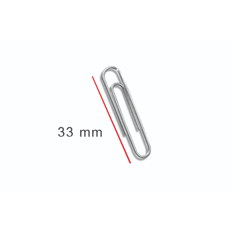 Paper Clips 33 mm 100 pcs