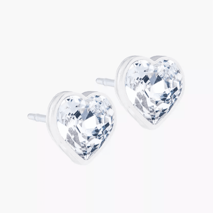 Blomdahl Earring Plastic Heart 6mm Type B