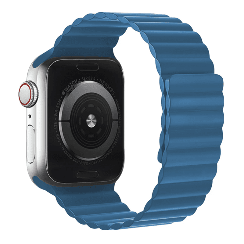 Strap For Watch Silicone Full Magnetic 49/ 42/ 45/ 44Mm-Dark Blue