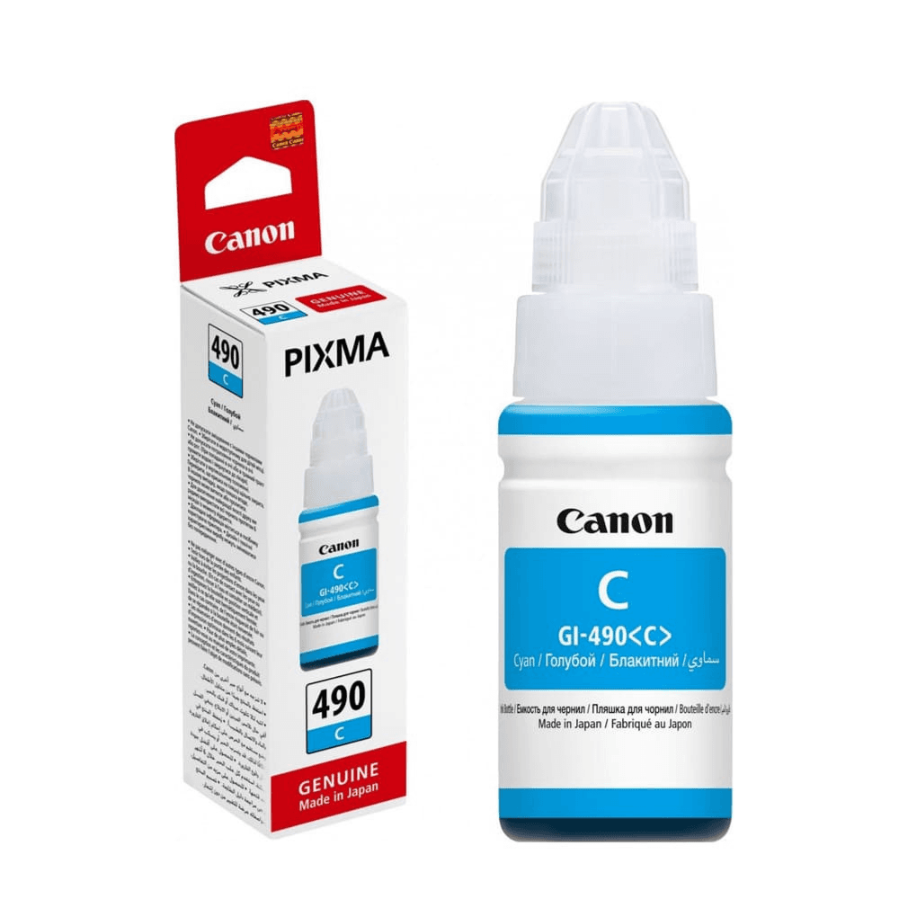 Canon Gi-490 Cyan Ink Bottle