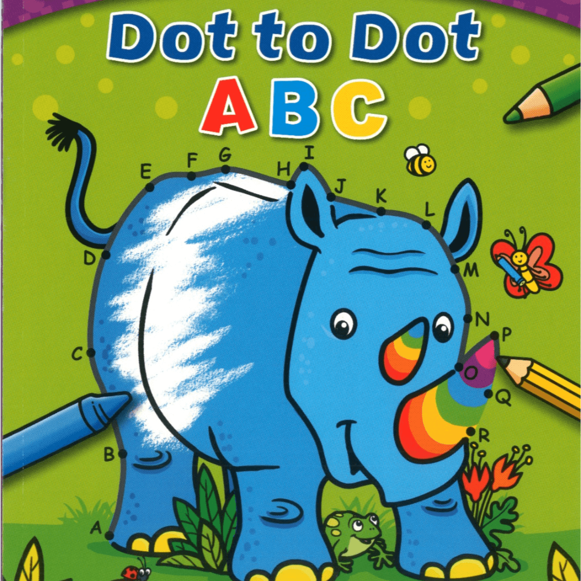 Big and easy colouring book animals 