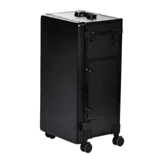 Rolling Trolley Table Aluminum Makeup & manicure With 4 Drawers