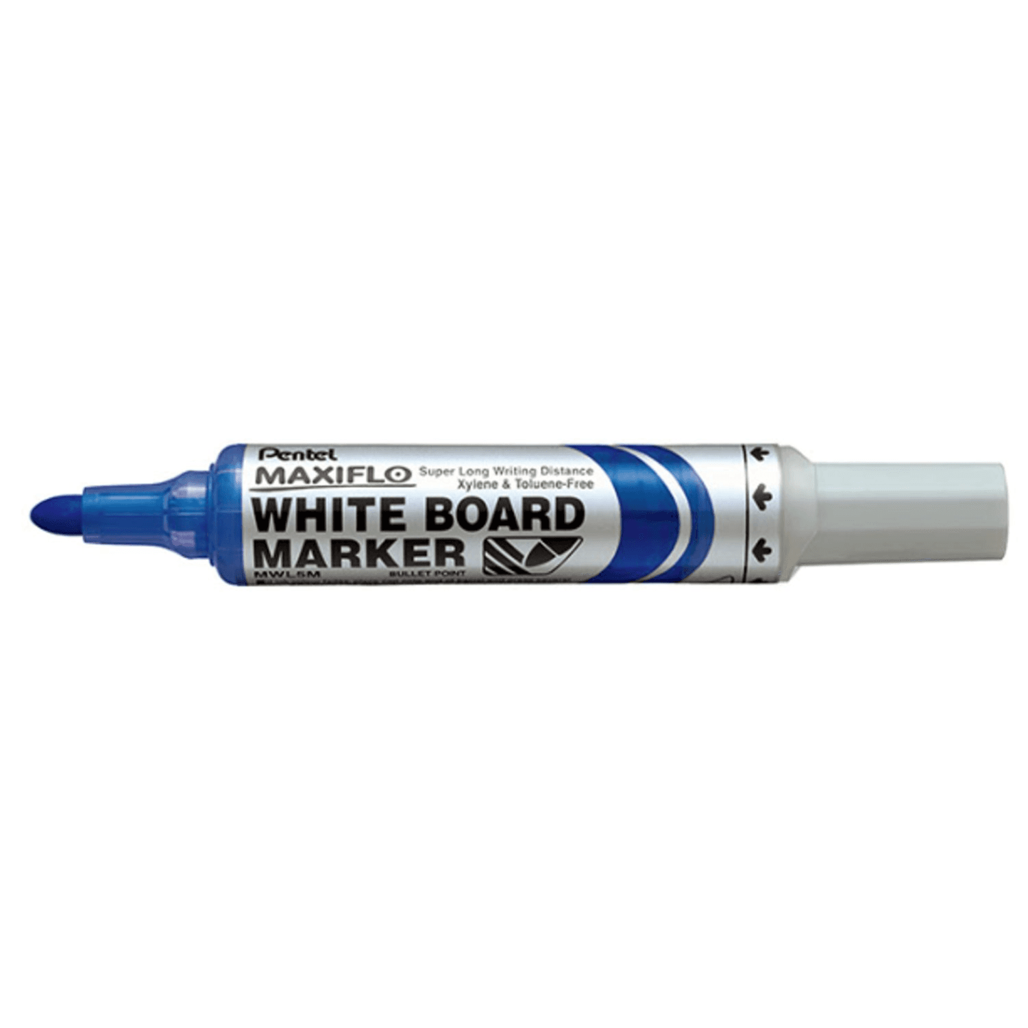 Pentel Whiteboard Marker, 6mm, rot, MWL5M  blue