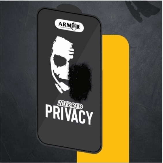 ARMAR - PRIVACY Hybrid Protection Temper Glass Screen Protection (15 Pro Max)