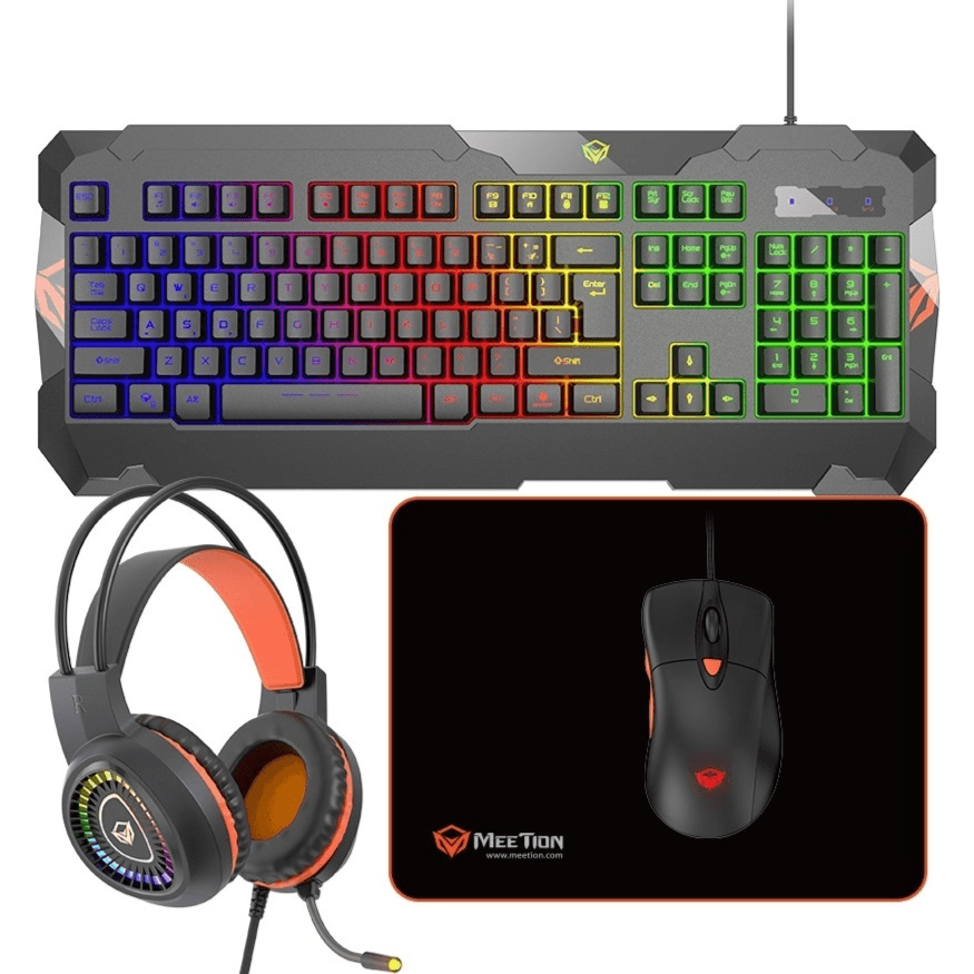 Meetion Mt-c505 Gaming Mouse Keyboard And Headset With Mouse Pad Combo Kit
