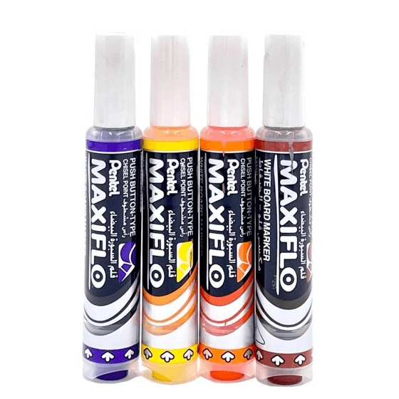 Pentel Maxiflo White Board marker 4 colour 
