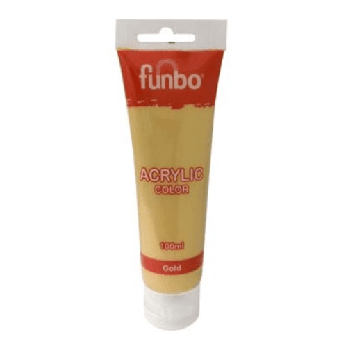Funbo Acrylic colour Gold 100 ml 