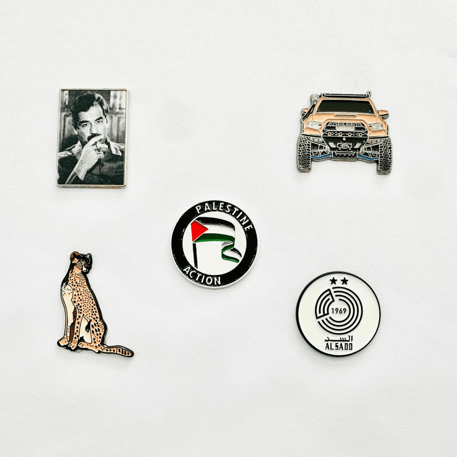 Metal 3D Stickers Mixed Combo  For Mobile Phones, Laptops And More - 5 pcs