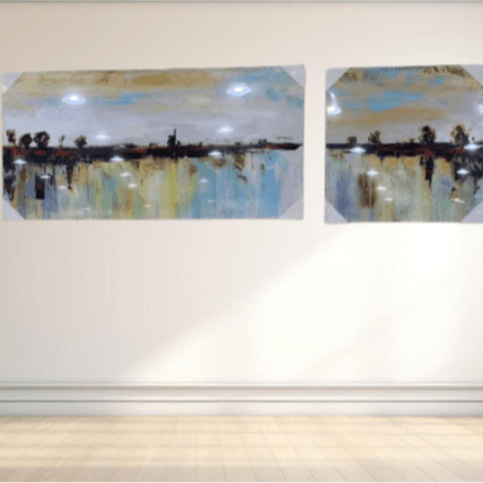 Swiss Countryside Painting 50*150cm