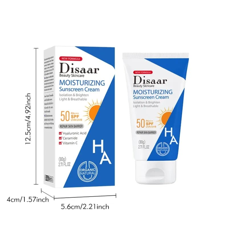 DISAAR MOISTURIZING SUNSCREEN CREAM 80GM