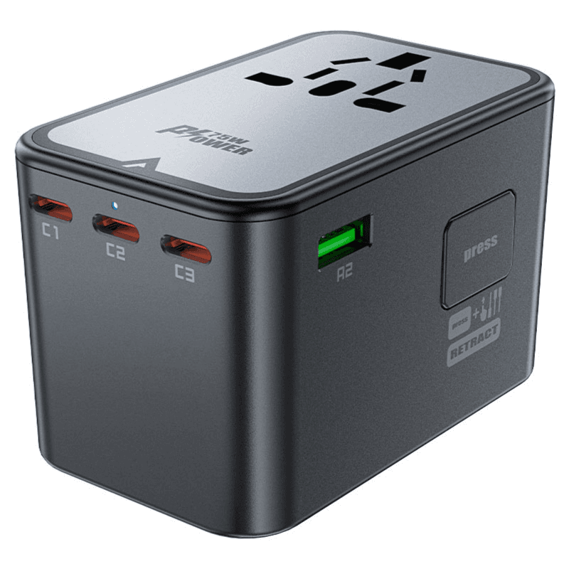 Charging Adapter Z1 2300W + PD75W GaN (3xUSB-C+2xUSB-A)