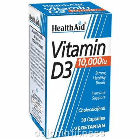 HEALTH AID VITAMIN D3 10000IU 30CAPSULES
