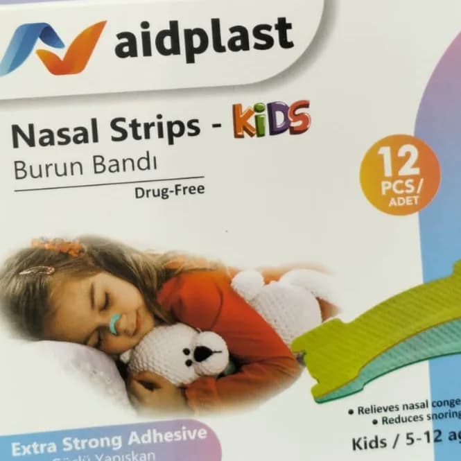 AIDPLAST NASAL STRIPS KID PACK 12