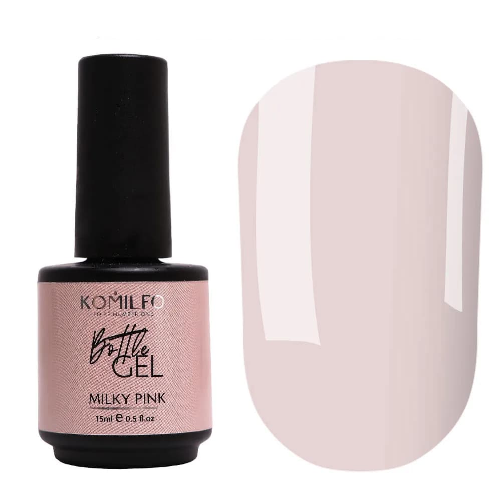 KOMILFO BOTTLE GEL MILKY PINK