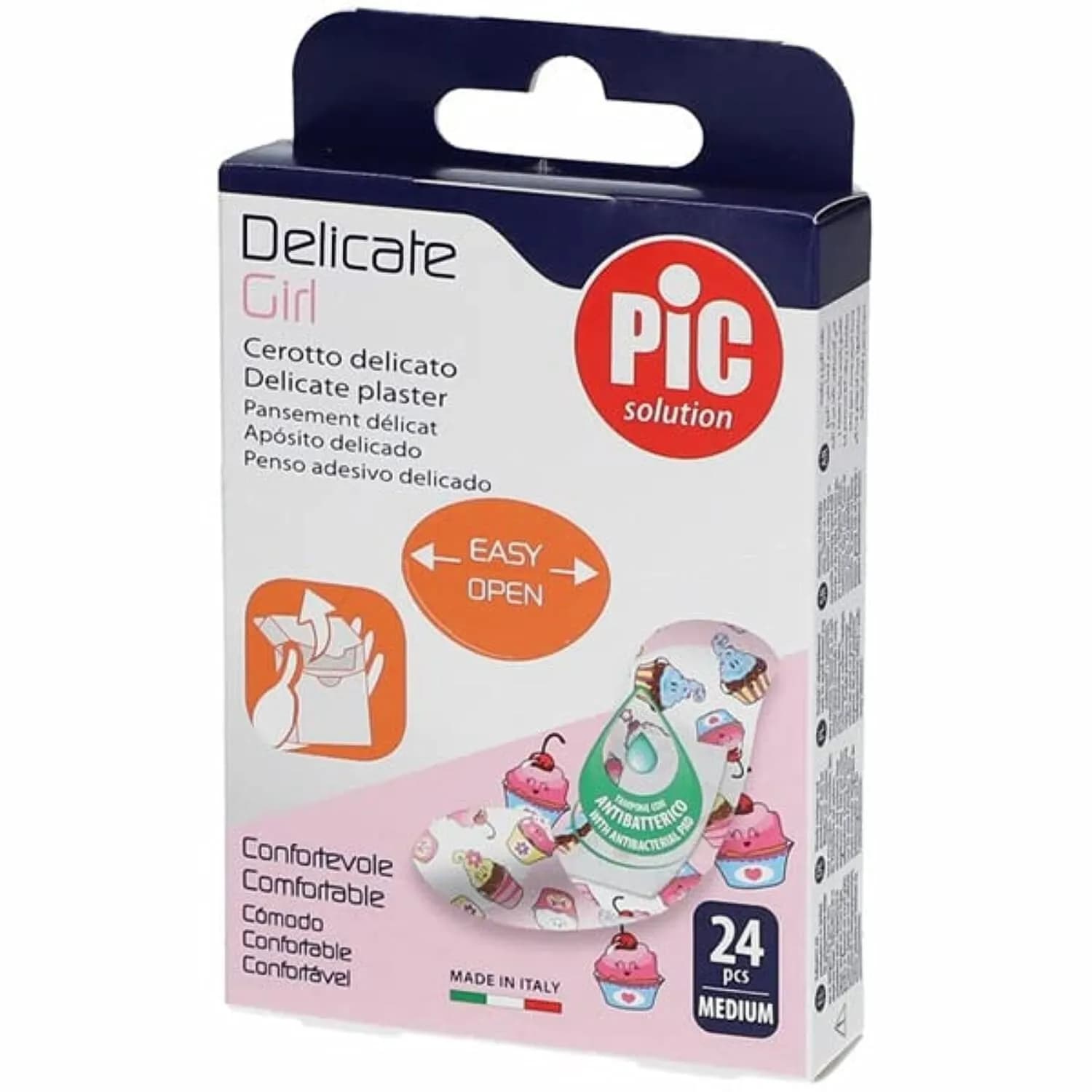 PIC Delicate Girl Plaster Medium 24'S 19 X 72 MM