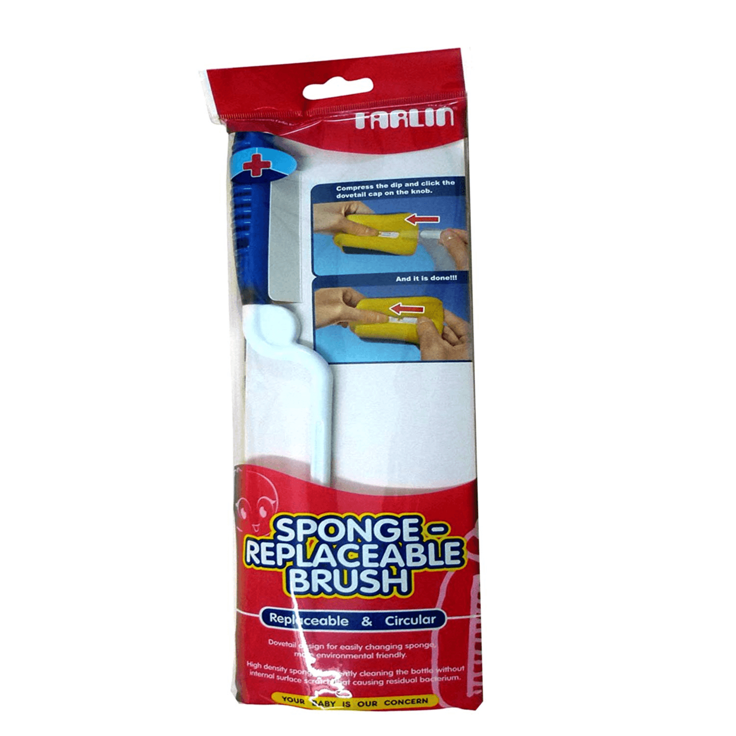 Farlin Sponge For Replaceable Brush