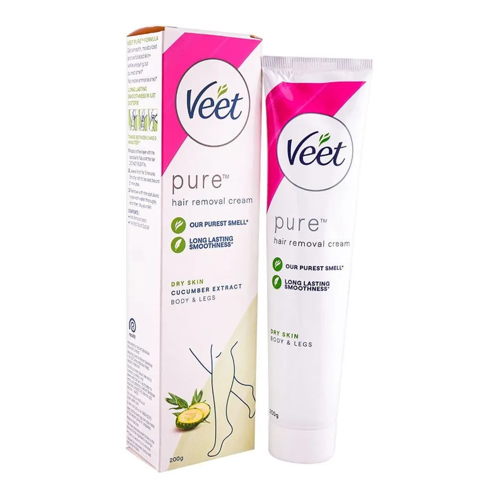 Veet Pure Hair Removal Cream dry skin  100g