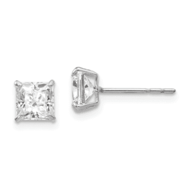 Ear Gear 516 Earrings Cubic 6mm Stainless steel