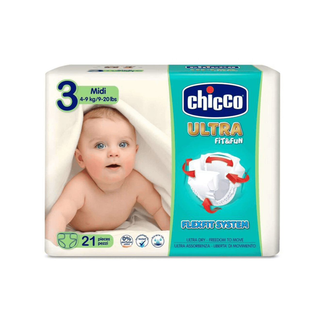 Chicco Diaper Ultra Chicco Midi 21 X 10